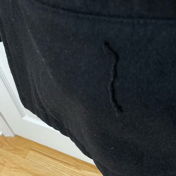 Perry Ellis men's pea coat jacket rain hood XL black - Picture 6 of 8